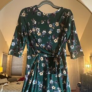 Floral Green Dress by Verse